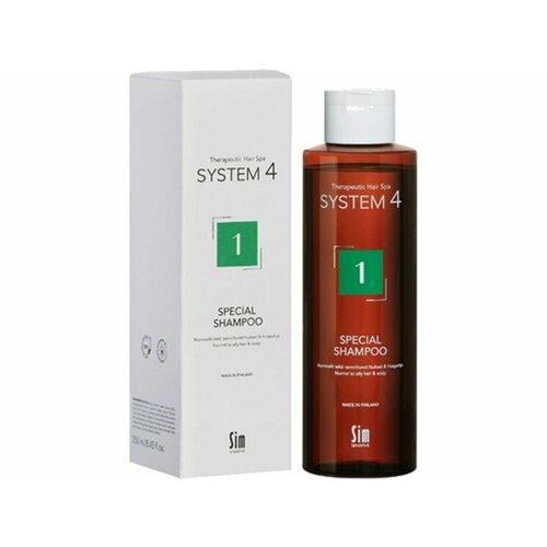 терапевтический шампунь 1 для нормальной и жирной кожи головы system 4 1 special shampoo 75 мл Терапевтический шампунь №1 для нормальной и жирной кожи головы System 4 1 Special Shampoo