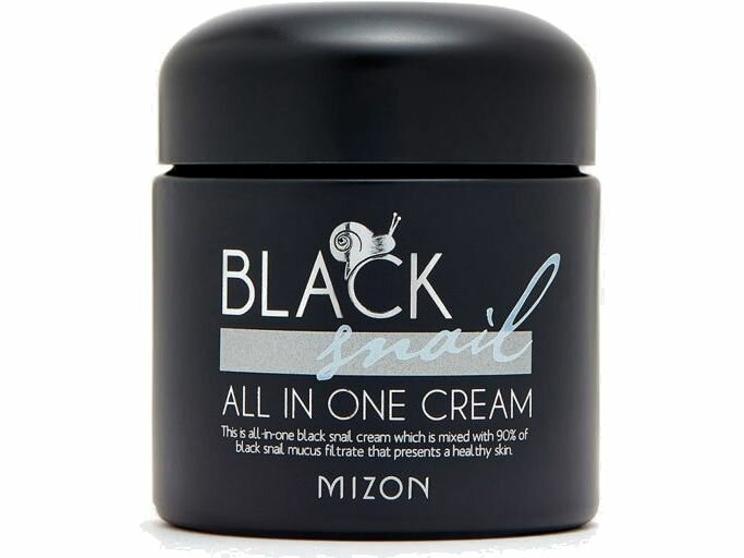 Крем для лица с экстрактом черной улитки 90% Mizon Black Snail All in One Cream