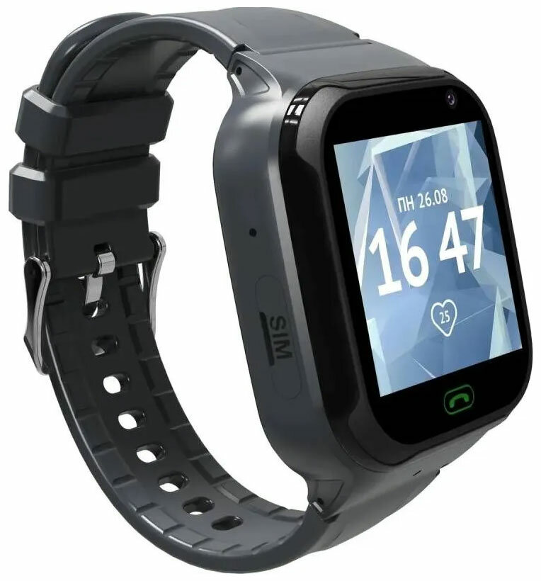 фото Умные часы Aimoto Omega, 4G с видеозвонком, черный (9250101)