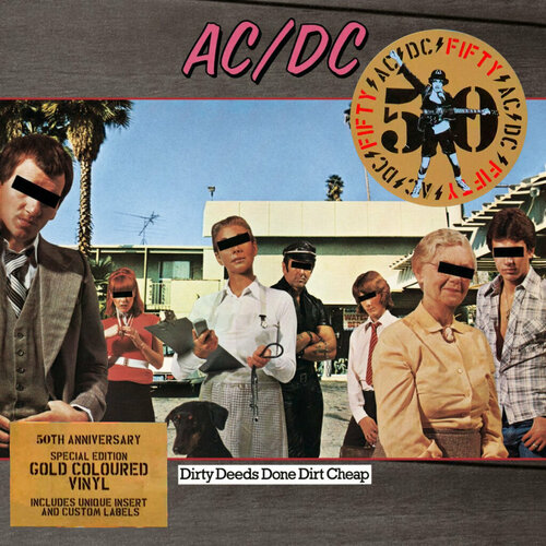 AC/DC - Dirty Deeds Done Dirt Cheap [50th Anniversary Edition Gold Vinyl] (19658834581) виниловая пластинка ac dc dirty deeds done dirt cheap lp