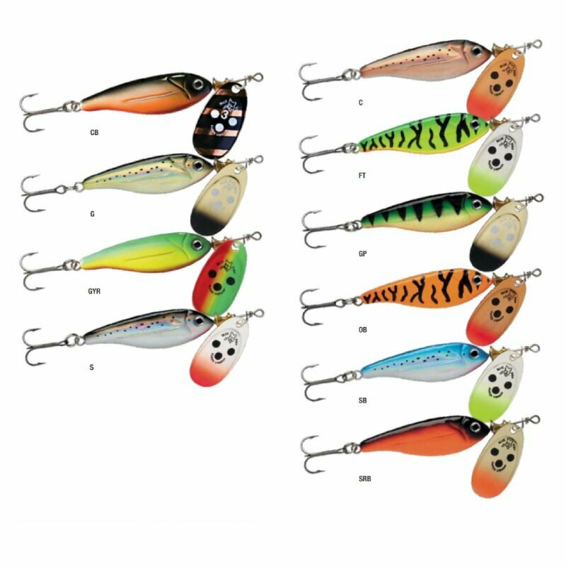 Блесна для рыбалки вращающаяся BLUE FOX Minnow Super Vibrax 2 /GP — фото 1