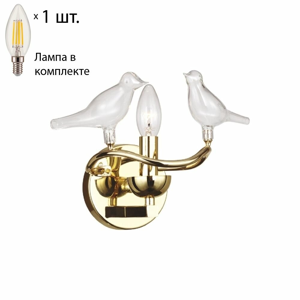 Бра с лампочкой Favourite Pajaritos 1750-1WLamps E14 Свеча