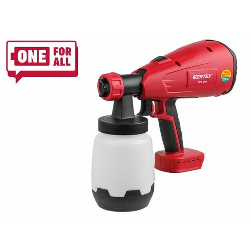 Аккум краскораспылитель WORTEX CPS 1810 в кор ALL1 18 В без акб и зу 6410₽