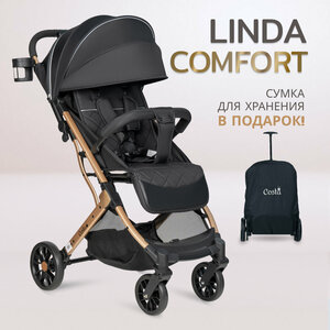 Коляска прогулочная детская Costa Linda Comfort, черный