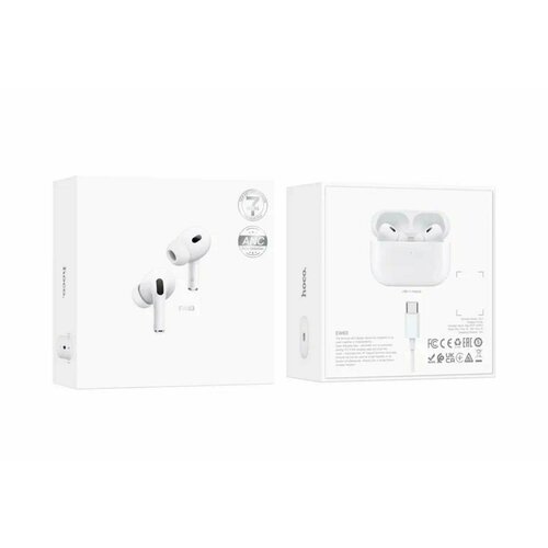 беспроводные наушники hoco e61 gorgeous business bluetooth 40 мач черный hands free Беспроводные наушники Hoco EW63, белый