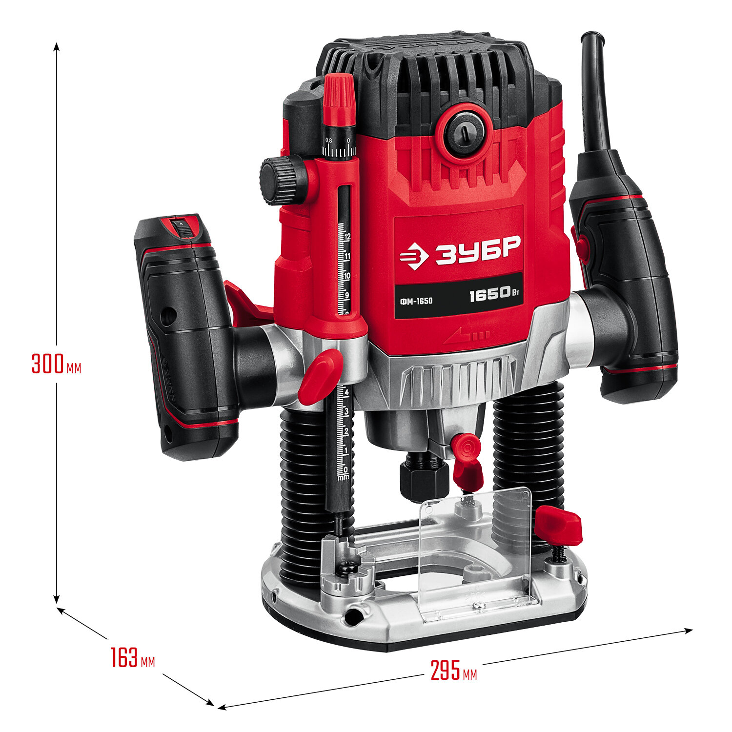ЗУБР 1650 Вт, 50 мм, универсальный фрезер (ФМ-1650) — фото 1