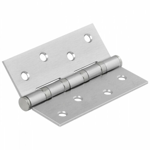 фото Петля универсальная fuaro 4bb 100x75x2,5 сатинированный хром