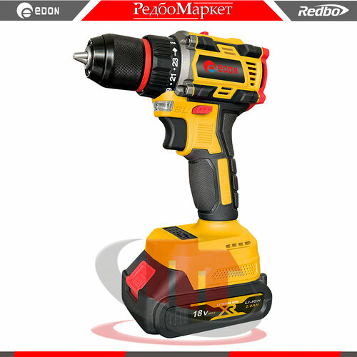 Дрель-шуруповерт аккумуляторная Edon AD-18BL бесщеточная 5490₽