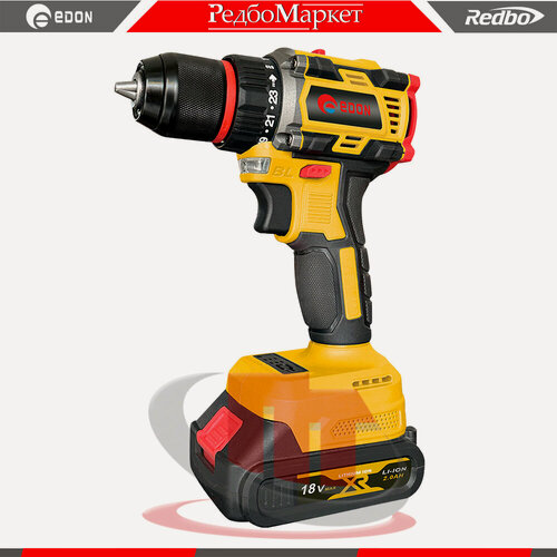 Изображение товара Дрель-шуруповерт аккумуляторная Edon AD-18BL бесщеточная