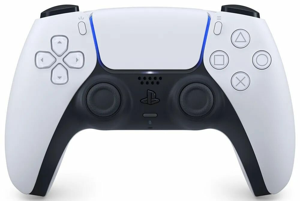 Геймпад DualSense Wireless Controller, геймпад PS5, Bluetooth, белый