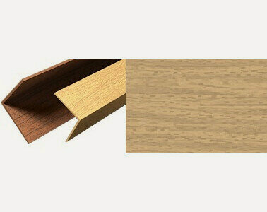 Изображение товара Угол панельпласт, ПВХ, размер 40х40 мм, длина 2.7 м, цвет бук