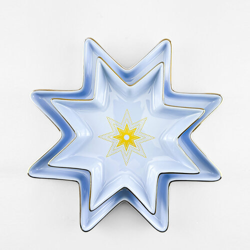 Набор тарелок Императорский фарфоровый завод Звезда Азур 2 предмета