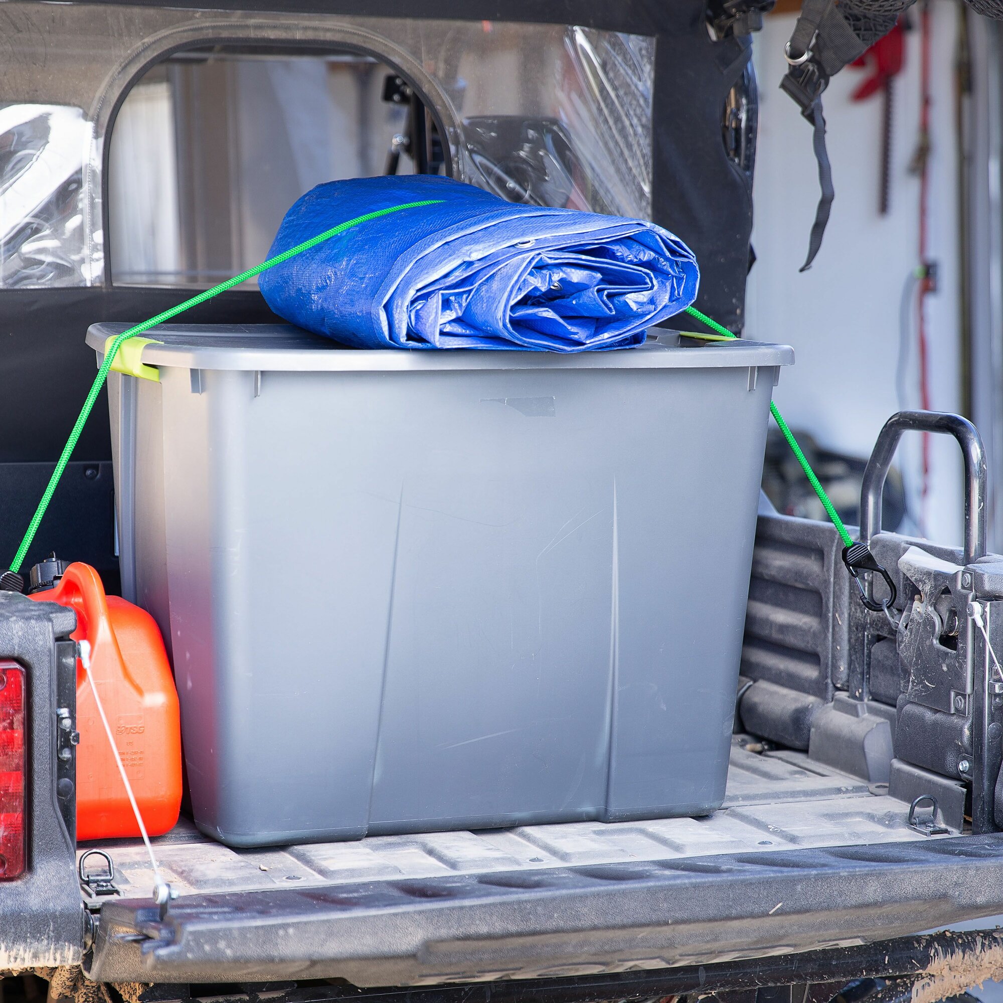 Эластичное крепление с карабином Nite Ize Slidelock Carabiner Bungee 48" — фото 1