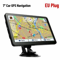 9-дюймовый автомобильный GPS-навигатор 256 МБ + 8 Гб спутниковая навигация голосовое напоминание портативный навигатор HD сенсорный экран мини USB TF ЕС Австралия Северная Америка карта, EU 7 Inch