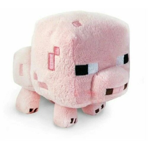 Мягкая плюшевая игрушка Minecraft Майнкрафт Minecraft Baby pig маленькая свинка18 см 490₽