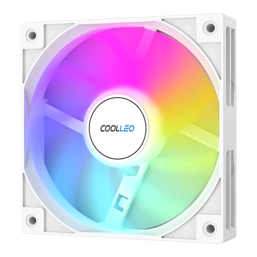 Вентилятор для корпуса Coolleo CL-B25-W11A 120 мм. A-RGB White