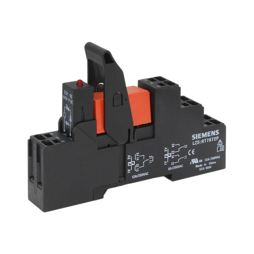 Siemens LZS: RT4D4L24 Комплектное реле 2CO 24V DC — фото 1