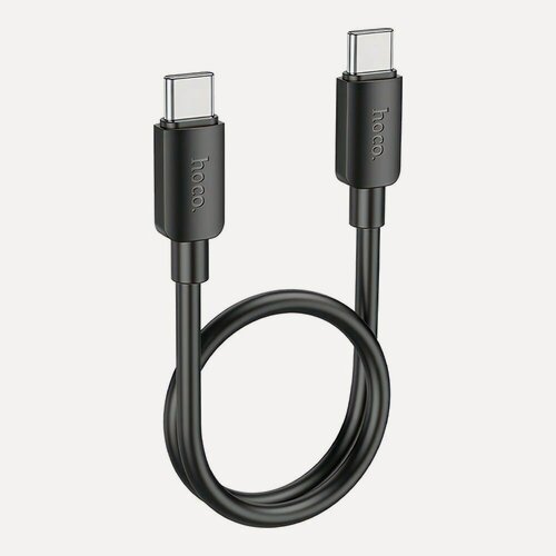 Изображение товара USB-C кабель HOCO X96 Hyper Type-C, 3А, 60W, 0.25м, PVC (черный)