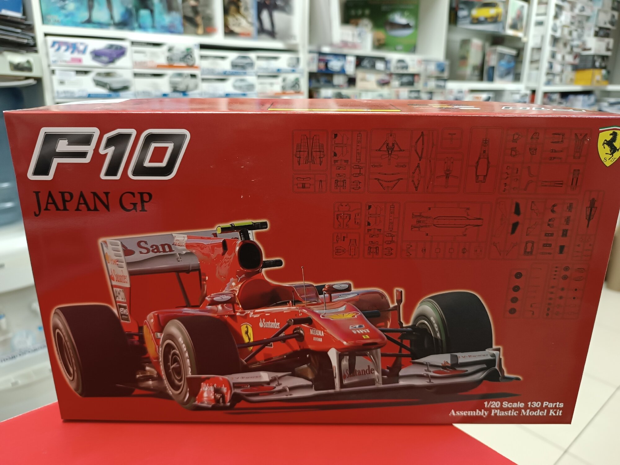 Сборная модель Fujimi 1:20 FU09087 Ferrari F10 2010 Japan Grand Prix