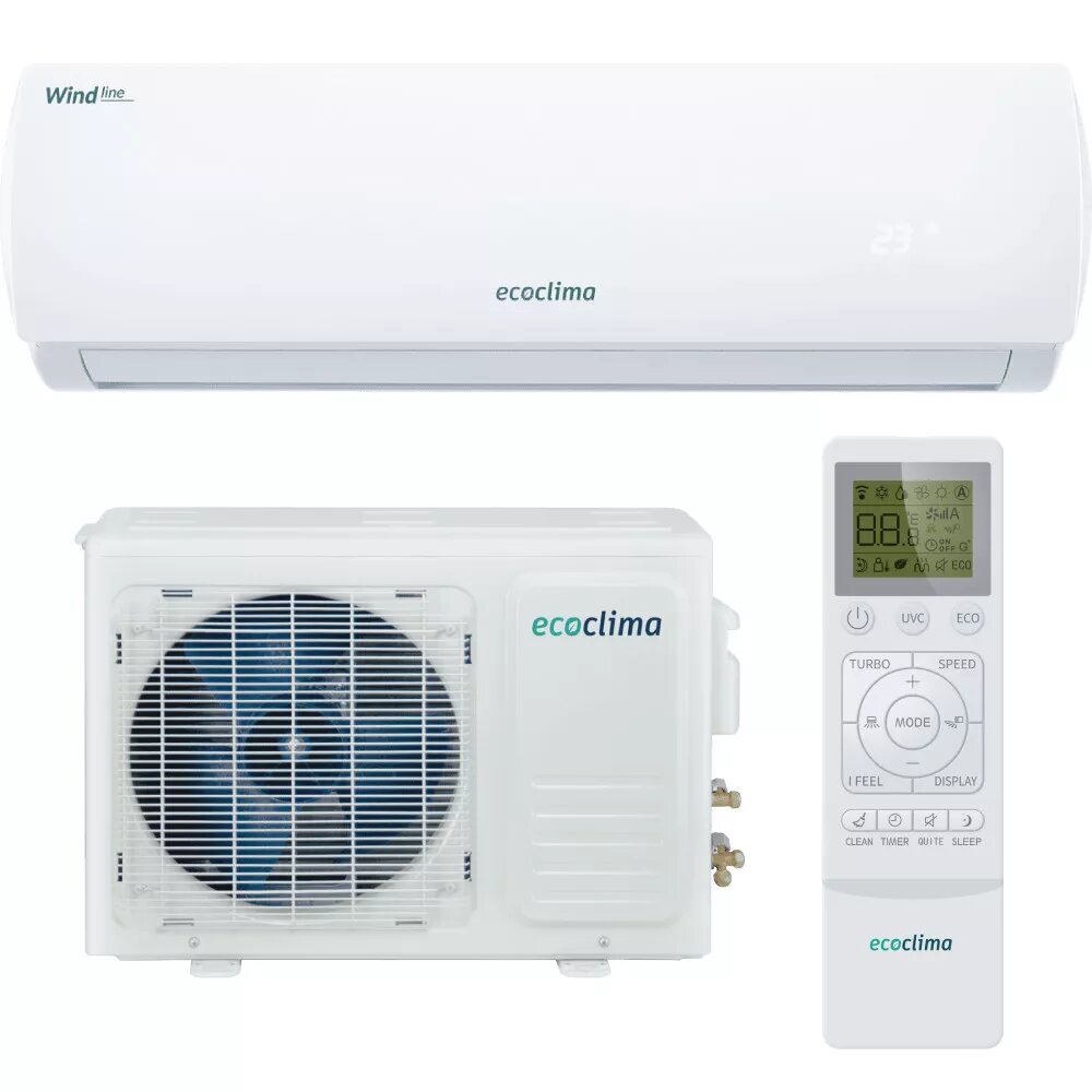 Кондиционер Ecoclima ECW/I-07QCW/EC/I-07QC серия Wind Line Inverter комплект