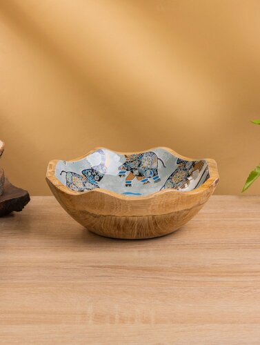 Изображение товара Салатник Сима-ленд «Мудрый слон», дерево манго, 20 см, ручной работы