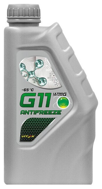 Антифриз Vitex G11 -40 Ultra G зеленый 1 кг арт. v104801