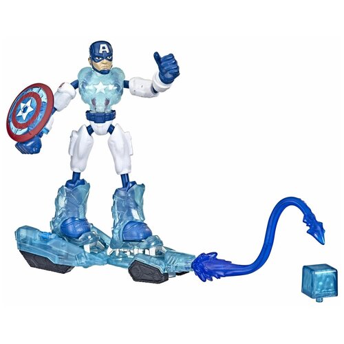 Игровой набор Hasbro Avengers Cap Ice Mission F5868 avengers hasbro 2 фигурки 15 см бенди тор и локи f02455l0