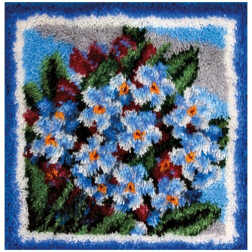 фото Набор для вышивания panna ki-1025 ( ки-1025 ) голубые цветочки 1 шт.