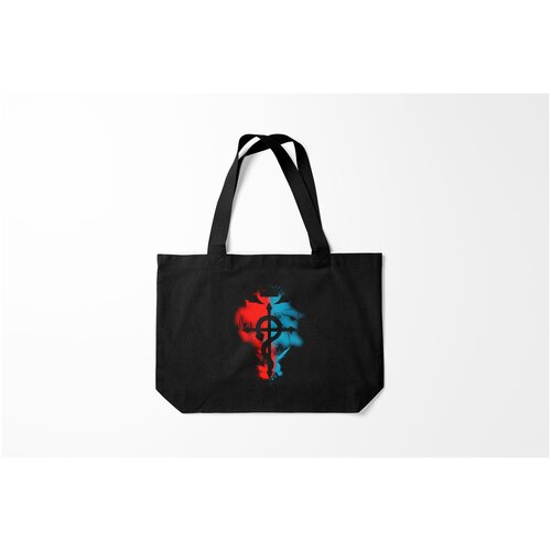 фото Сумка-шоппер / 46х35 см / аниме / стальной алхимик 1 burnettie