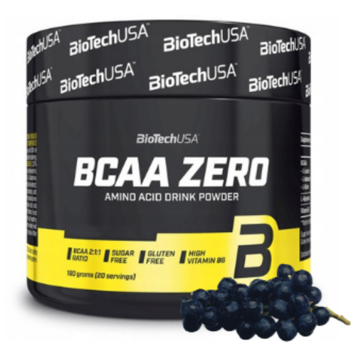 Аминокислотный комплекс BioTechUSA Zero, синий виноград, 180 гр. biotechusa bcaa glutamine zero 480 гр апельсин