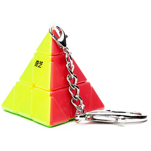 Головоломка пирамидка брелок QiYi (MoFangGe) Pyraminx Keychain