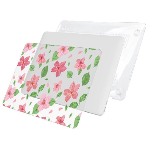 фото Накладка i-blason cover для macbook pro 15 a1707 (pink flowers)