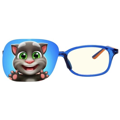 фото Окклюдер на очки кот том на правый глаз (s) occlussionkids
