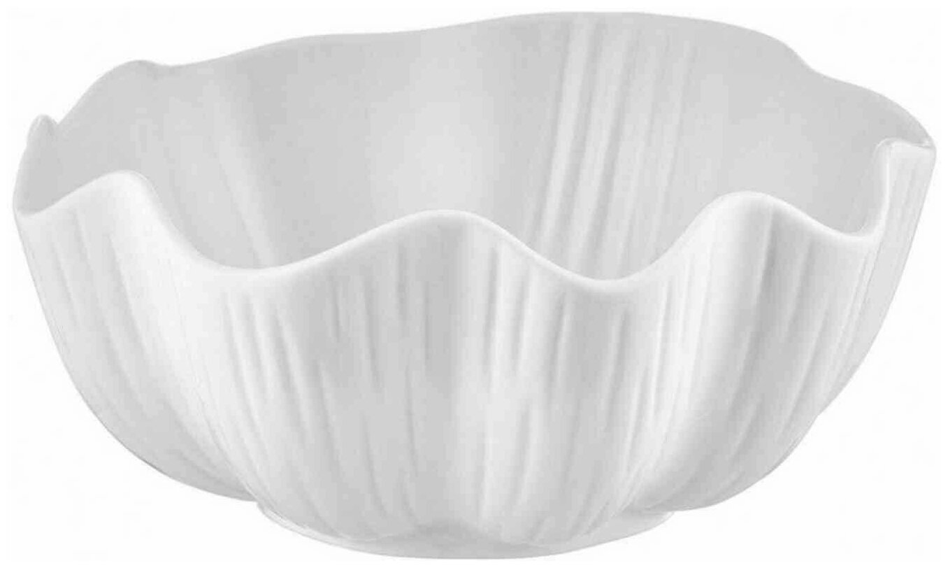 Миска сервировочная Walmer Sea Shell, 13 см, 0.3 л, цвет белый - фотография № 1