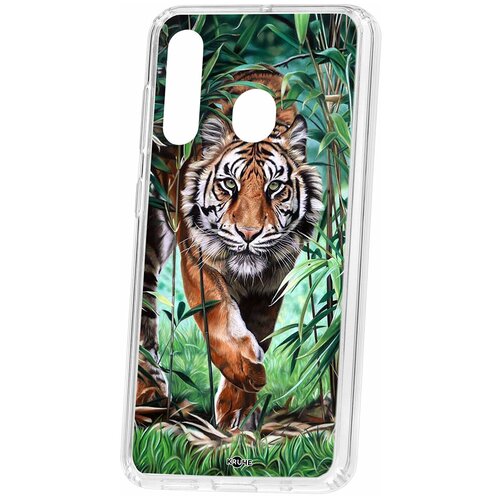 фото Чехол на samsung galaxy a60 2019 kruche print крадущийся тигр / чехол для samsung / чехол с рисунком / чехол с принтом / чехол для самсунг / чехол для самсунг / бампер на гелакси / чехол накладка для гэлэкси / противоударная накладка для samsung galaxy / защита для galaxy / защита на samsung / cиликоновый чехол для samaung galaxy / пластиковый чехол на самсунг / защитный чехол для самсунг / чехольчик / защита телефона / ударопрочный чехол / галакси кruче
