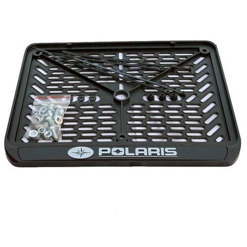 Рамка для номера квадроцикла и снегохода CRAZY IRON с логотипом POLARIS