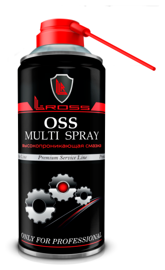 Смазка многоцелевая высокопроникающая l-ross OOS Multi Spray 210 (WD 40)