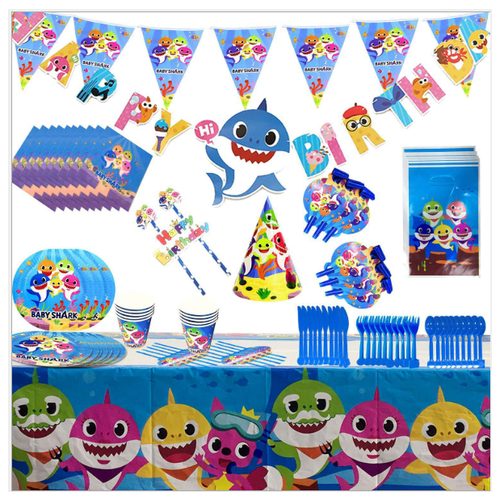 фото Набор посуды и аксессуаров для оформления праздника "happy birthday", 10 персон holiday&gifts
