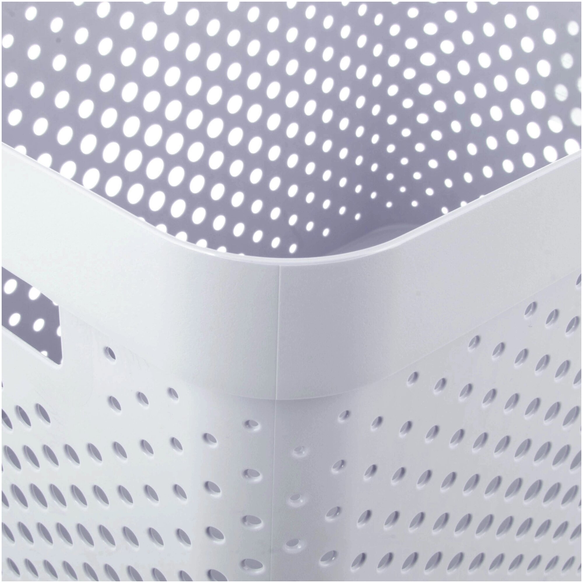 Коробка CURVER перфорированная с крышкой RECYCLED Infinity 17 л 360*270*220 4742 серый (229168) - фотография № 3