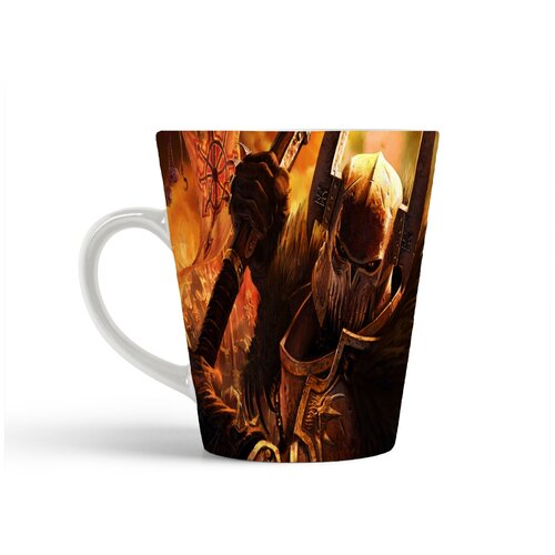 фото Кружка-латте coolpodarok воин хаоса вархаммер