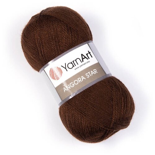 фото Пряжа yarnart angora star, 20 % шерсть, 80 % акрил, 100 г, 500 м, 5 шт., 3067