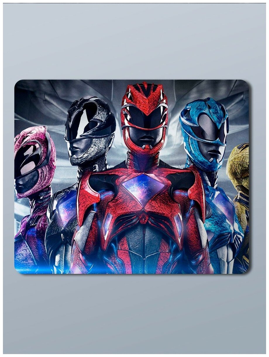 Коврик для мыши с принтом Сериал Power Rangers - 5684