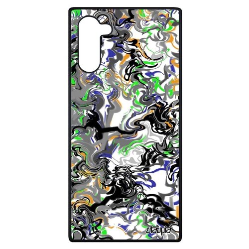 фото Простой чехол на смартфон // galaxy note 10 // "мраморный фон" эффект иллюзия, utaupia, цветной
