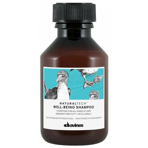 Davines Naturaltech Well-Being Shampoo / Увлажняющий шампунь, 250 ml