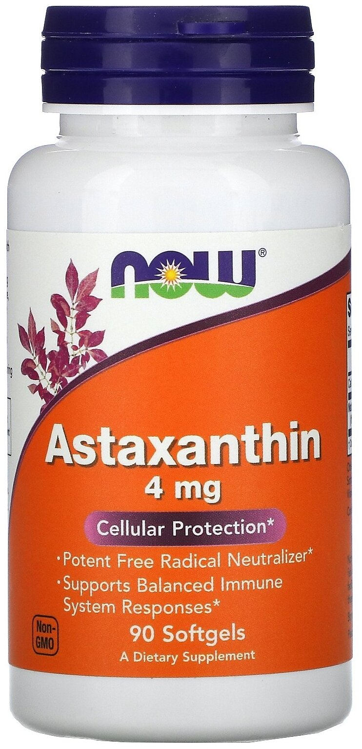 Astaxanthin капс., 4 мг, 110 г, 90 шт.