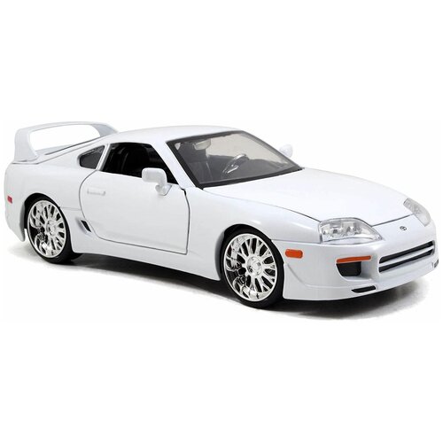 Коллекционная металлическая (Die Cast) модель Brian's Toyota Supra 1:24 (Fast & Furious) машина jada fast and furious 1 32 lykan hypersport красная 97386