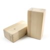 Кирпич для йоги шлифованный из натуральной сосны люкс, Блок для йоги деревянный 23х11х8 см, Комплект 2шт - изображение