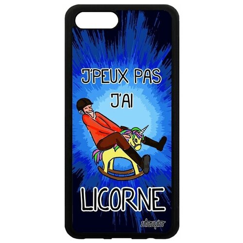 фото Чехол на мобильный honor v10 / view 10, "не могу - у меня единорог!" шутка комикс utaupia
