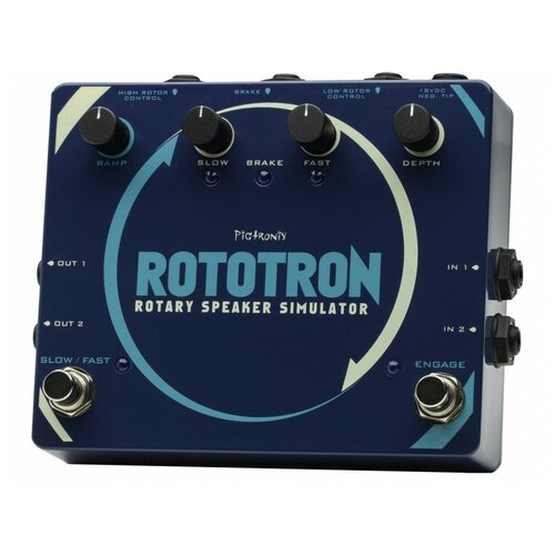Pigtronix Rss Rototron Rotary Speaker Simulator эффект гитарный Лесли pigtronix bst class a boost эффект гитарный бустер
