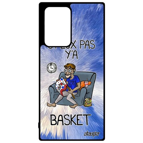 фото Новый чехол для мобильного // galaxy note 20 ultra // "не могу - смотрю баскетбол!" шутка спорт, utaupia, голубой